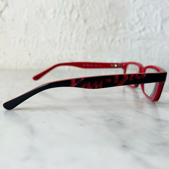 Ray-Ban Junior Kids Eyeglass Frames 1535 Lot of 2 Red/Black+Blue/Green 48-16-130 - Picture 4 of 14